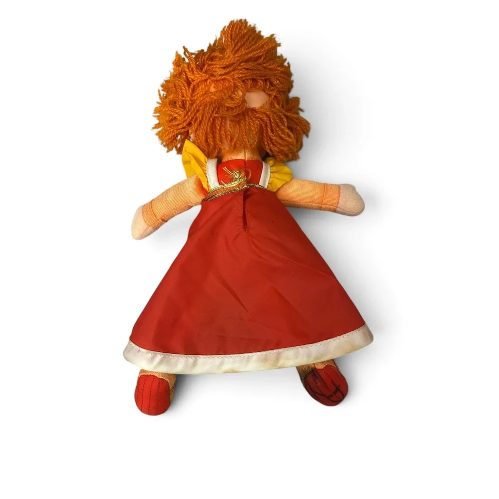 Vintage 1983 Hallmark Rainbow Brite Lala Orange Plush Doll Color Kid
